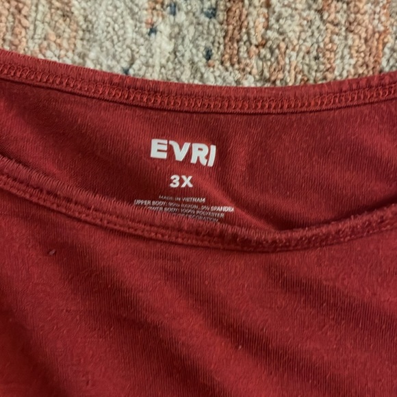 Evri Plus Size Blouse • Peplum - Picture 3 of 3